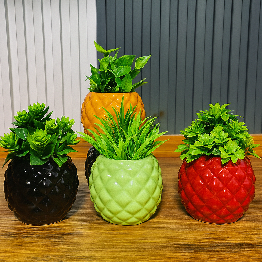 Turtulsgroup Ceramic Pots Indoor Multicolor