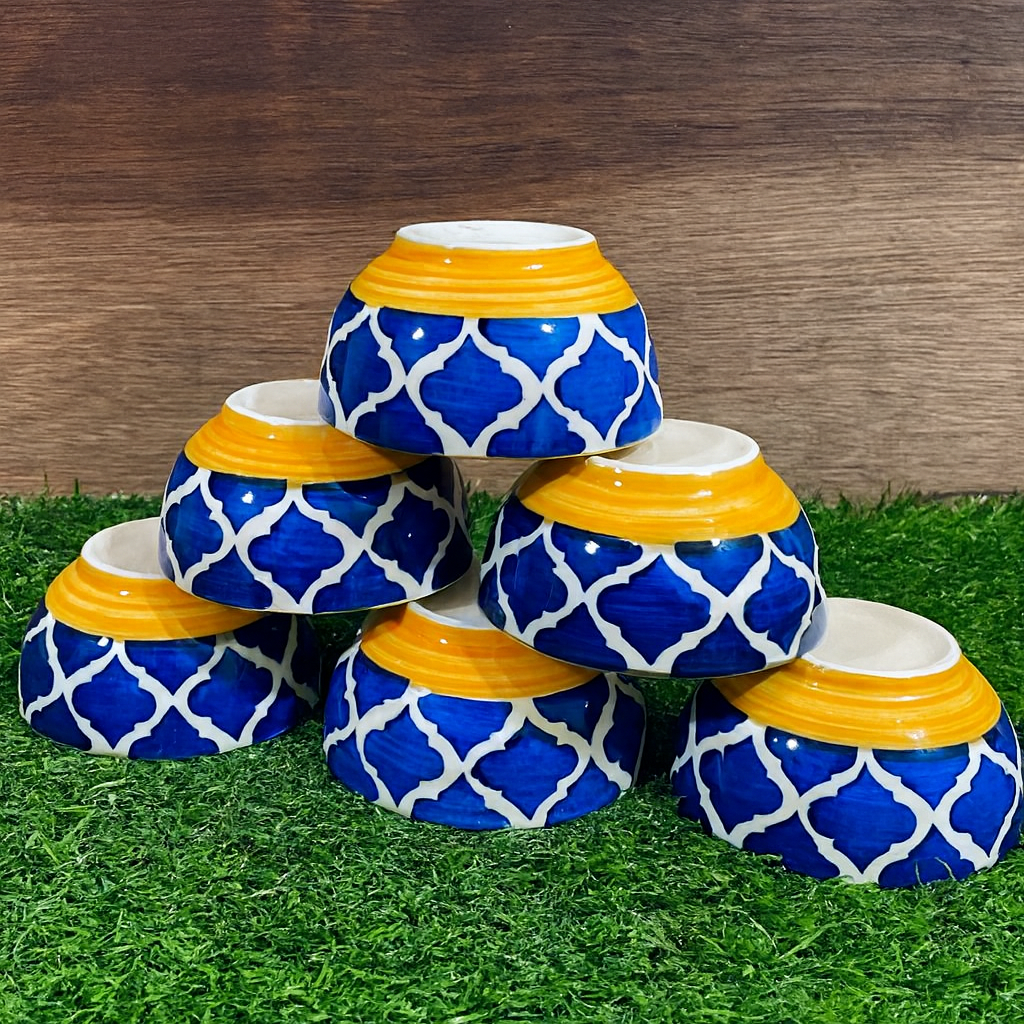 CRAFT Ceramic Soup Bowls Painted Bowl