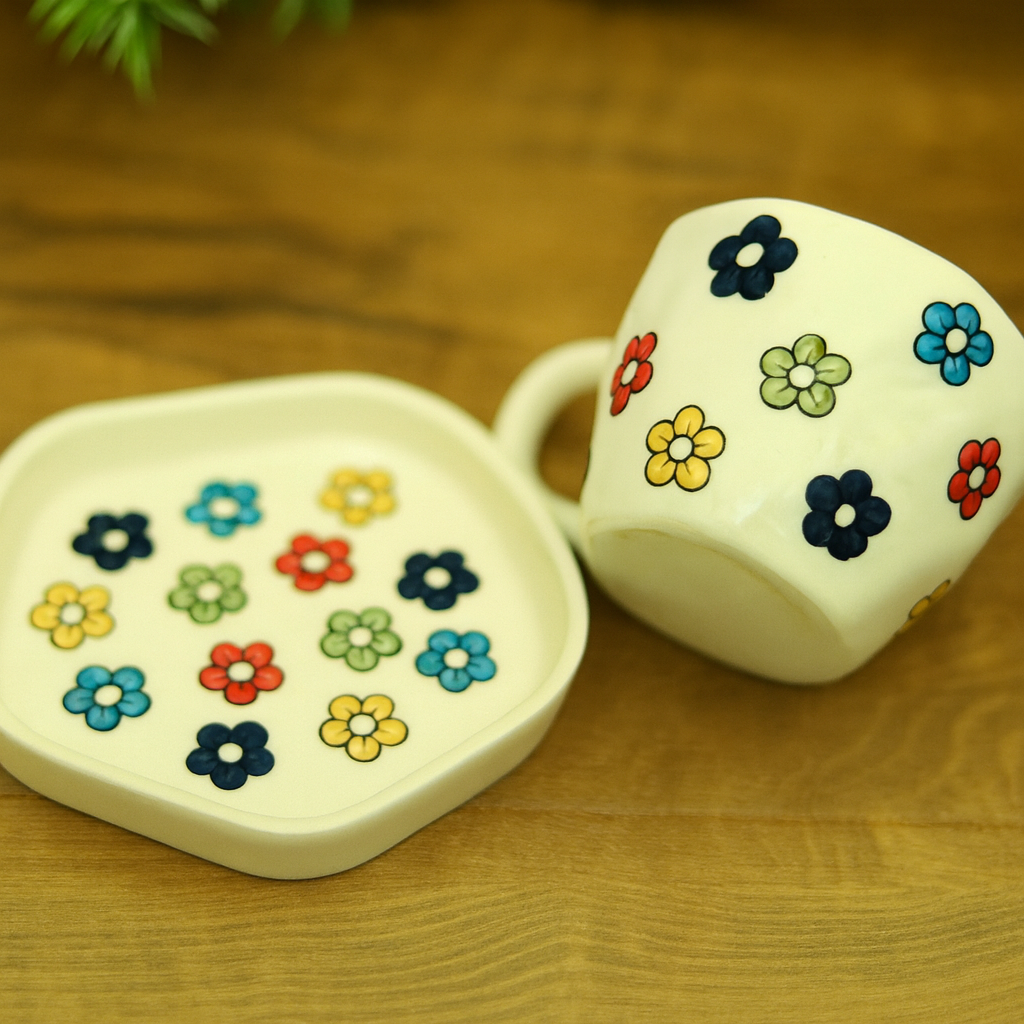 ceramics Tea milk and Coffee Cup And Saucer set