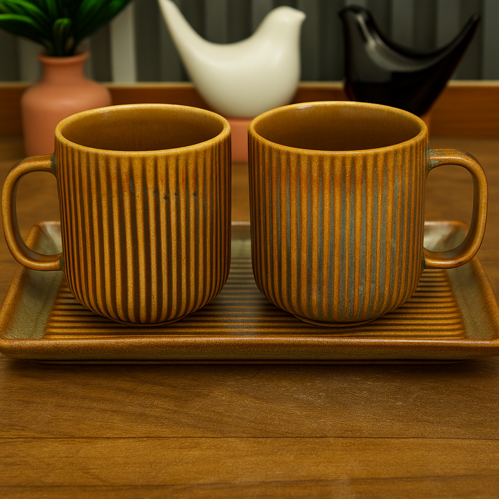 PotteryTown Handmade Ceramic Coffee Tea Cups