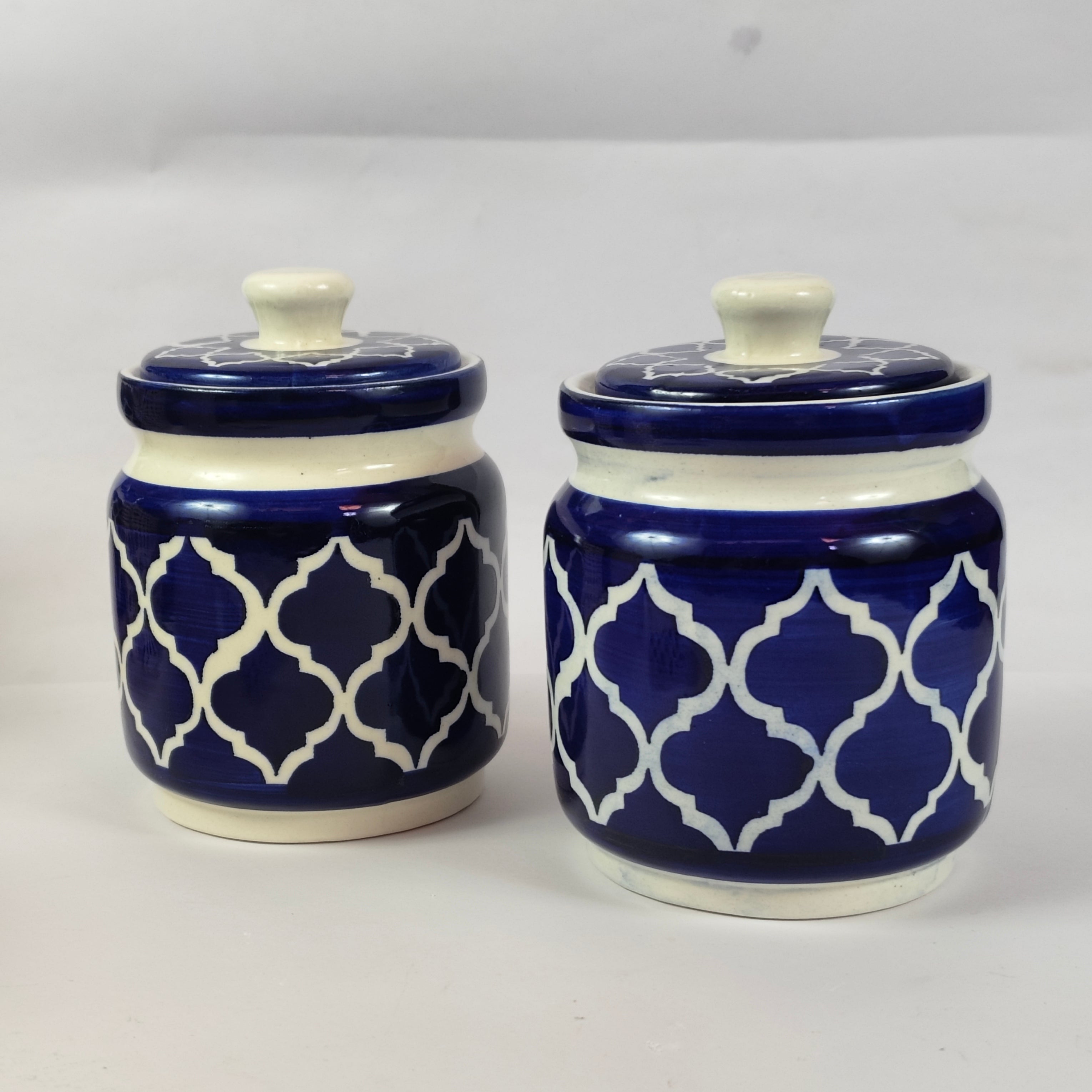 Ceramic Achar Jar set with Lid