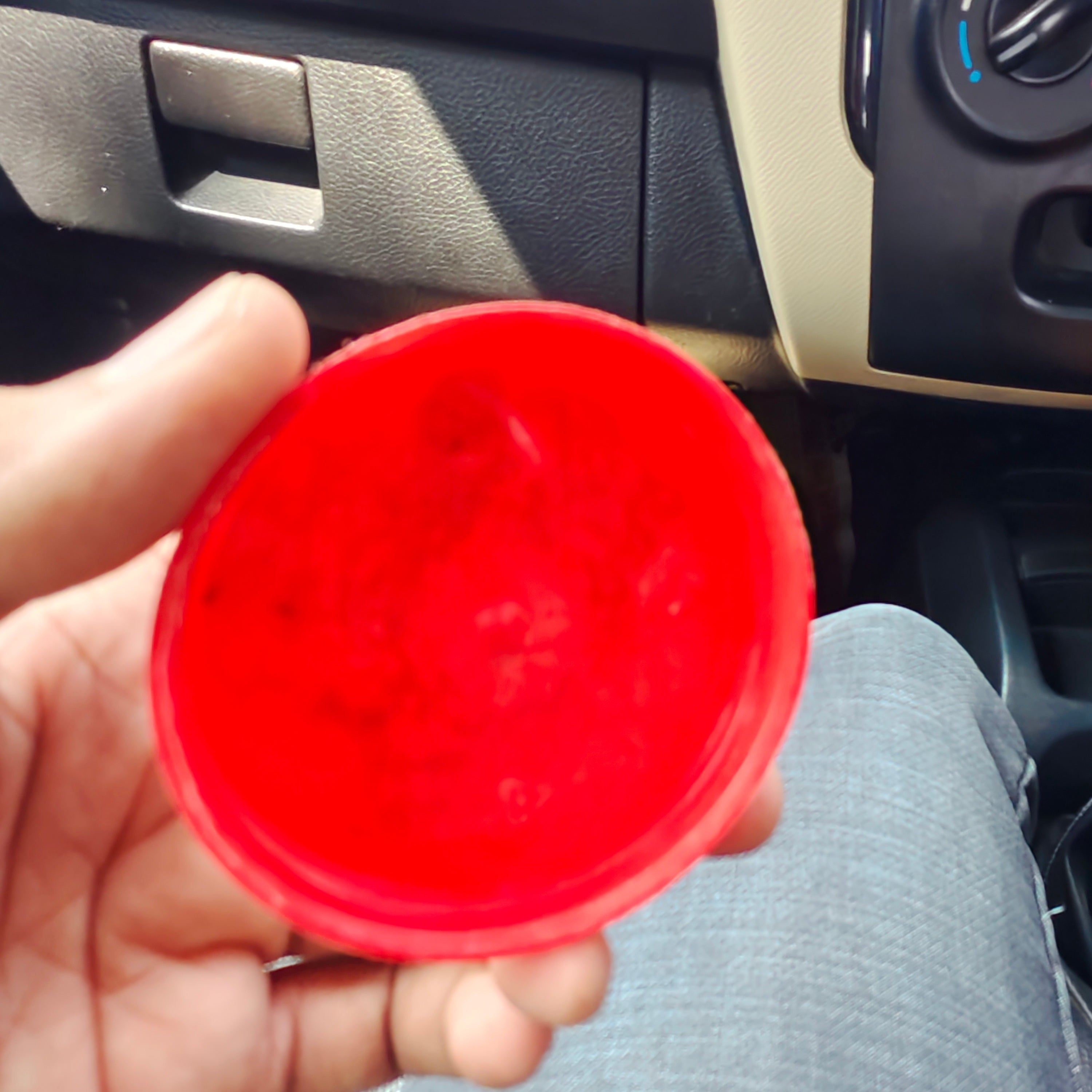 Frosty Mug with attached straw