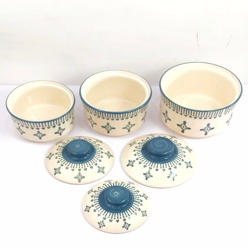 Ceramic Serving Donga Set | Dinner/Gravy Bowl