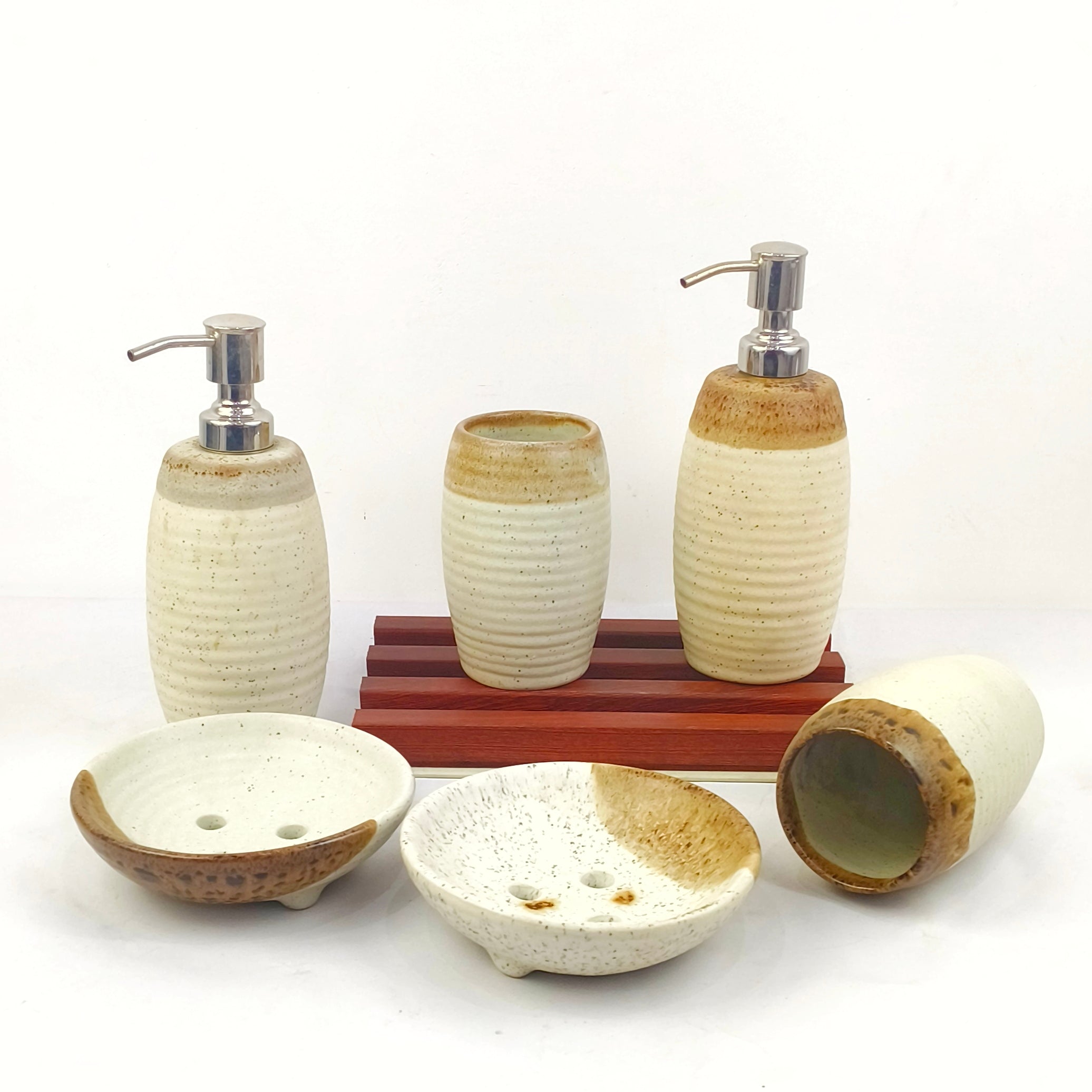 Local Ceramic Bathroom Accessories Set
